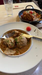 Speckknödel mit Pfifferlingen, Lasagne
